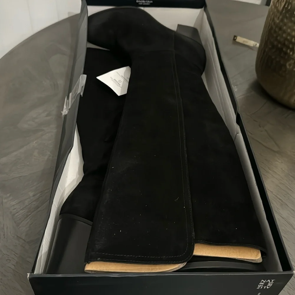 NATURALIZER Kyrie Water-Resistant Over-the-Knee Boots (WIDE)
